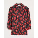 Seasalt Embrace 3/4 Sleeve Jersey Shirt In Floral Maritime
