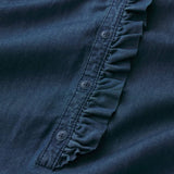 Seasalt Feather Star Tiered Dress In Indigo