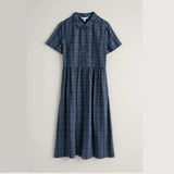 Seasalt Fleet Checked Midi Dress