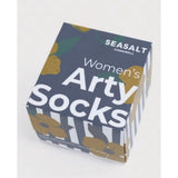 Seasalt Gift Box of 4 Women's Floral Arty Socks - Astrantia Mix