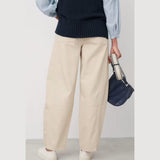 Seasalt Gwenver Barrel Leg Jeans In Limestone