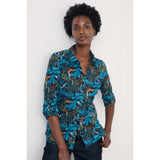 Seasalt Larissa Shirt In Floating Fronds Maritime