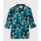 Seasalt Larissa Shirt In Penwith Abstract Emulsion