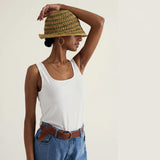 Seasalt Mabe Fitted Organic Cotton Rich Vest In Salt