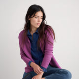 Seasalt Makers Cotton Cardigan In Bright Pink