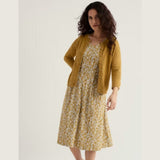 Seasalt Pentire Steps Linen & Organic Cotton Cardigan In Tansy