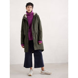 Seasalt Plant Hunter Waterproof Parka Coat in Woodland