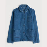 Seasalt Reading Rocks Denim Jacket In Mid Wash