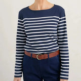 Seasalt Sailor Shirt Falmouth Breton Maritime Chalk