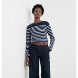 Seasalt Sailor Shirt in GOTS-Certified Organic Cotton Jersey In Maritime Chalk