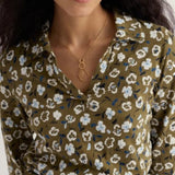 Seasalt Wavecrest Jersey Shirt In Artsy Pansy Seagrass