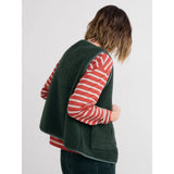 Seasalt Well Wisher Borg Fleece Gilet In Coppice