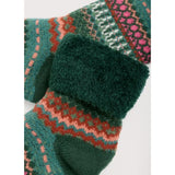 Seasalt Women's Cabin Socks In Weaving Needle Dark Forage