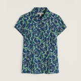 Seawsalt Rushmaker Short Sleeve Shirt In Bluebell Dark Voyage