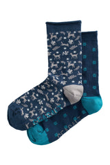 Seasalt Festive Socks Box Of 2
