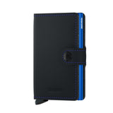 Secrid Mini Wallet Matt in Black & Blue
