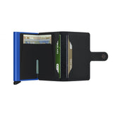 Secrid Mini Wallet Matt in Black & Blue