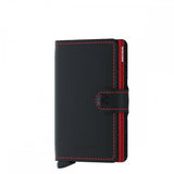 Secrid Mini Wallet Matt in Night Blue & Orange