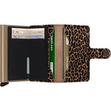 Secrid Miniwallet Leopard In Beige