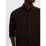 Selected 100% Cotton Button-Down Shirt In Delicioso