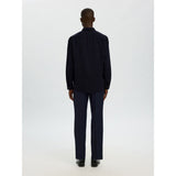 Selected 100% Cotton Button-Down Shirt In Sky Captain
