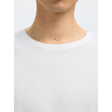 Selected Haspen O-Neck Regular T-Shirt In Bright White