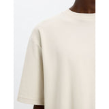 Selected Loose Fit T-Shirt In Oatmeal