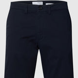 Selected Slim Fit Chino Shorts In Dark Sapphire