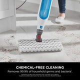 Shark S6001UK Klik n Flip Manual Steam Mop in Blue