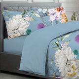 Slimpy Home Floral Blooms Duvet Set Blue