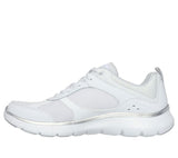 Skechers Flex Appeal 5.0 - Fresh Touch in White/Silver