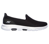 Skechers Go Walk 5 Trainers Black White Sole