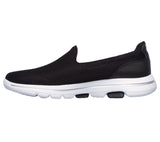 Skechers Go Walk 5 Trainers Black White Sole