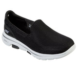 Skechers Go Walk 5 Trainers Black White Sole