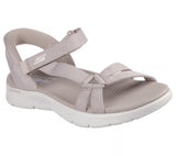 Skechers Slip-ins: GO WALK Flex Sandal Illuminate In Taupe