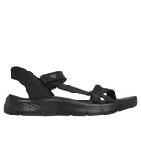Skechers Women's Slip-ins GO WALK Flex Sandal Illuminate in Black
