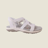 Skechers Women's Slip-ins Reggae Slim Stretch Flex in White