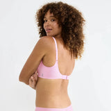sloggi Zero Feel Push-up bra in Floral Pink