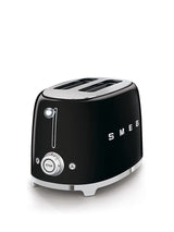 Smeg 50's Style 2 Slice Toaster In Gloss Black