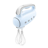 Smeg 50's Style 250w Electric Hand Mixer In Pastel Blue