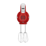 Smeg 50's Style 250w Electric Hand Mixer In Red