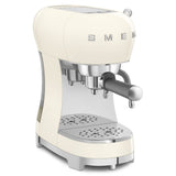 Smeg 50's Style Espresso Coffee Machine with Steam Wand In Cream