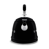 Smeg 50's Style Whistling Kettle In Black
