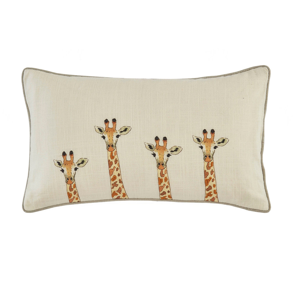 Sophie Allport Zsl GiraffeFeather Filled Cushion