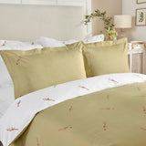 Sophie Allport Zsl Giraffe Duvet Set Mustard