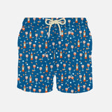 St Barth MC2 Ultralight Swim Shorts Aperol Spritz