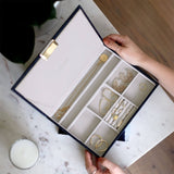 Classic Jewellery Box Lid Navy