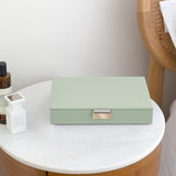 Stackers Classic Jewellery Box With Lid In Sage Green