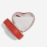 Stackers Heart Travel Jewellery Box In Red