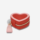 Stackers Heart Travel Jewellery Box In Red